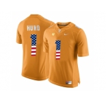2016 US Flag Fashion 2016 Tennessee Volunteers Jalen Hurd #1 College Football Limited Jersey - Orange