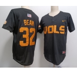 Men's Tennessee Volunteers #32 Drew Beam Black Pullover Cooperstown Stitched Nike Jersey