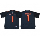 Vols #1 Jason Witten Grey Limited Stitched NCAA Jersey