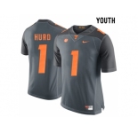 2016 Youth Tennessee Volunteers Jalen Hurd #1 College Football Limited Jersey - Grey
