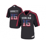 2016 US Flag Fashion 2016 Men'sTexas A&M Aggies Myles Garrett #15 College Football Authentic Jersey - Black