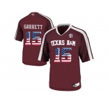 2016 US Flag Fashion 2016 Men'sTexas A&M Aggies Myles Garrett #15 College Football Authentic Jersey - Maroon