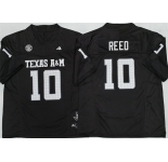 Men's Texas A&M Aggies Lions #10 Marcel Reed Black 2025 F.U.S.E. Stitched Jersey