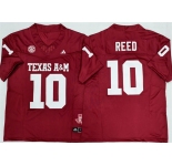Men's Texas A&M Aggies Lions #10 Marcel Reed Red 2025 F.U.S.E. Stitched Jersey