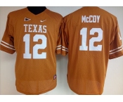 Men's Texas Longhorns 12 Colt McCoy Orange Nike College Jersey