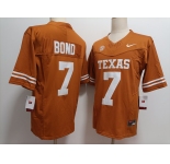 Men's Texas Longhorns #7 Isaiah Bond Yellow FUSE Stitched Jersey