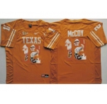 Texas Longhorns #12 Colt McCoy Orange Player Fashion Stitched NCAA Jersey