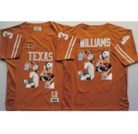 Texas Longhorns #34 Ricky Williams Orange Player Fashion Stitched NCAA Jersey