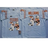 Texas Longhorns #34 Ricky Williams White Player Fashion Stitched NCAA Jersey