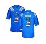 2016 US Flag Fashion Men's UCLA Bruins #3 Josh Rosen College Football Authentic Jersey - Blue