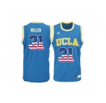 2016 US Flag Fashion Men's UCLA Bruins Reggie Miller #31 College Basketball Jersey - Blue