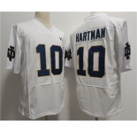 Men's USC Trojans #10 Sam Hartman White With Name Stitched Jersey