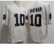 Men's USC Trojans #10 Sam Hartman White With Name Stitched Jersey