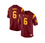 USC Trojans Mark Sanchez #6 College Football Jersey - Red