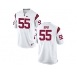 USC Trojans Seau #55 College Football Jersey - White