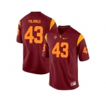 USC Trojans Troy Polamalu #43 College Football Jersey - Red