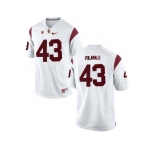 USC Trojans Troy Polamalu #43 College Football Jersey - White