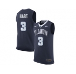 2017 Villanova Wildcats Josh Hart #3 College Basketball Jersey - Navy Blue