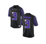 2016 Washington Huskies Jake Browning #3 College Football Limited Jersey - Black