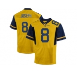 West Virginia Mountaineers Karl Joseph #8 College Football Elite Jerseys - Gold
