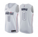 Youth Nike Washington Wizards #0 Gilbert Arenas Swingman White NBA Jersey - City Edition