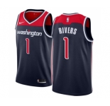 Youth Nike Washington Wizards #1 Austin Rivers Swingman Navy Blue NBA Jersey Statement Edition