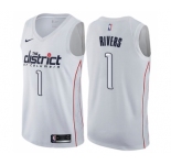 Youth Nike Washington Wizards #1 Austin Rivers Swingman White NBA Jersey - City Edition