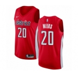 Youth Nike Washington Wizards #20 Jodie Meeks Red Swingman Jersey - Earned Edition