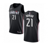 Youth Nike Washington Wizards #21 Dwight Howard Swingman Black NBA Jersey - City Edition