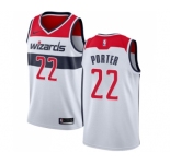 Youth Nike Washington Wizards #22 Otto Porter Swingman White Home NBA Jersey - Association Edition