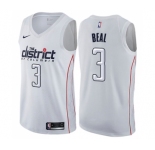Youth Nike Washington Wizards #3 Bradley Beal Swingman White NBA Jersey - City Edition