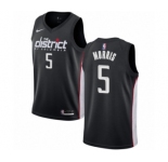 Youth Nike Washington Wizards #5 Markieff Morris Swingman Black NBA Jersey - City Edition