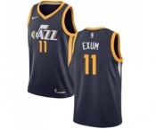 Youth Nike Utah Jazz #11 Dante Exum Swingman Navy Blue Road NBA Jersey - Icon Edition