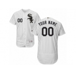 Men's Majestic Chicago White Sox Customized White Black Flexbase Authentic Collection MLB Jersey