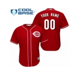 Women's Majestic Cincinnati Reds Customized Replica Red Alternate Cool Base MLB Jersey
