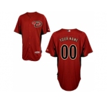 Coustom Arizona Diamondbacks Jersey Red 2011 Cool Base BP Baseball