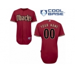 Youth Majestic Arizona Diamondbacks Customized Replica Red Alternate Cool Base MLB Jersey