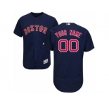 Men's Majestic Boston Red Sox Customized Navy Blue Flexbase Authentic Collection MLB Jersey