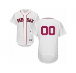 Men's Majestic Boston Red Sox Customized White Flexbase Authentic Collection MLB Jersey