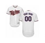Men's Majestic Minnesota Twins Customized White Flexbase Authentic Collection MLB Jersey