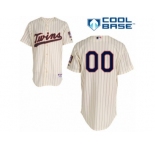 Women's Majestic Minnesota Twins Customized Replica Cream Alternate Cool Base MLB Jersey