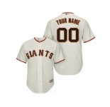 Women's Majestic San Francisco Giants Customized Replica Cream Home Cool Base MLB Jersey