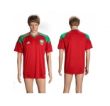 Morocco Blank Home Soccer Country Jersey