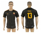 Roma #13 Peres Sec Away Soccer Club Jersey