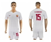 Roma #15 H.Moreno Away Soccer Club Jersey