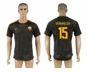 Roma #15 Vermaelen Sec Away Soccer Club Jersey