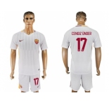 Roma #17 Cengiz Under Away Soccer Club Jersey