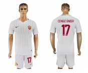 Roma #17 Cengiz Under Away Soccer Club Jersey