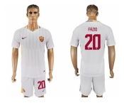 Roma #20 Fazio Away Soccer Club Jersey