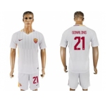 Roma #21 Gonalons Away Soccer Club Jersey